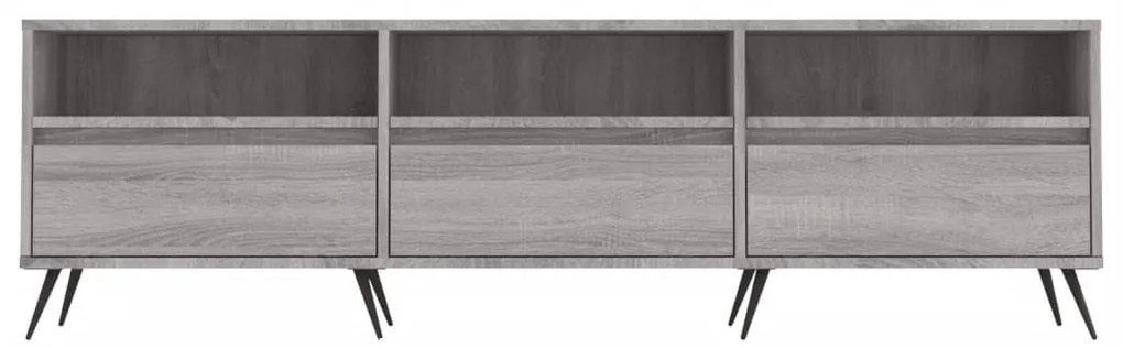 Έπιπλο Τηλεόρασης Γκρι Sonoma 150x30x44,5 εκ. από Επεξεργ. Ξύλο - Γκρι