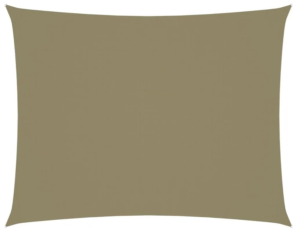 Πανί Σκίασης Ορθογώνιο Μπεζ 2,5 x 4 μ. από Ύφασμα Oxford - Μπεζ