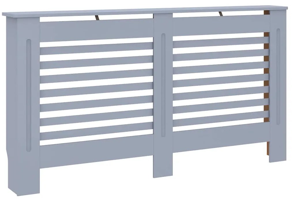 vidaXL Κάλυμμα Καλοριφέρ Ανθρακί 152 x 19 x 81,5 εκ. από MDF