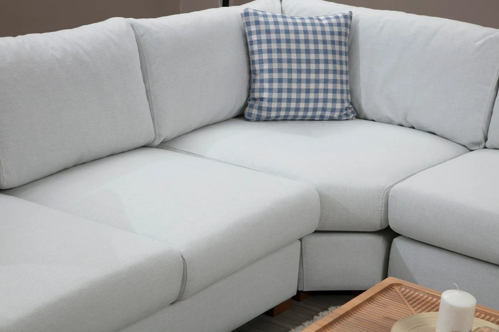 Corner Sofa Loop 21 White