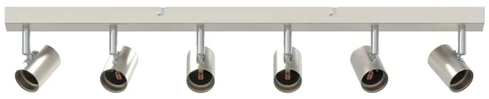 vidaXL Σποτ οροφής Βουρτσισμένο νικέλιο 73 x 6.5 x 11.5 εκ Ατσάλι