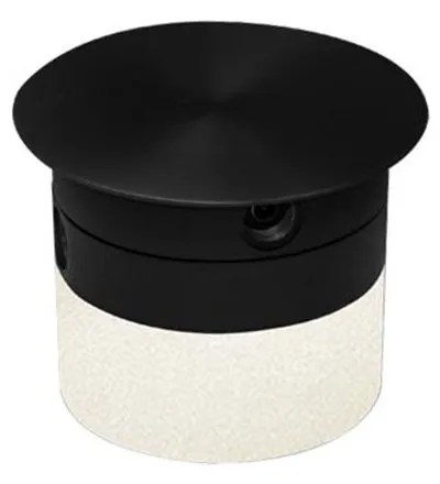 Βάση Από Σύστημα Φωτισμού 19152 Φ10 3W 3000K 95Lm Black Στρόγγυλο Αλουμίνιο