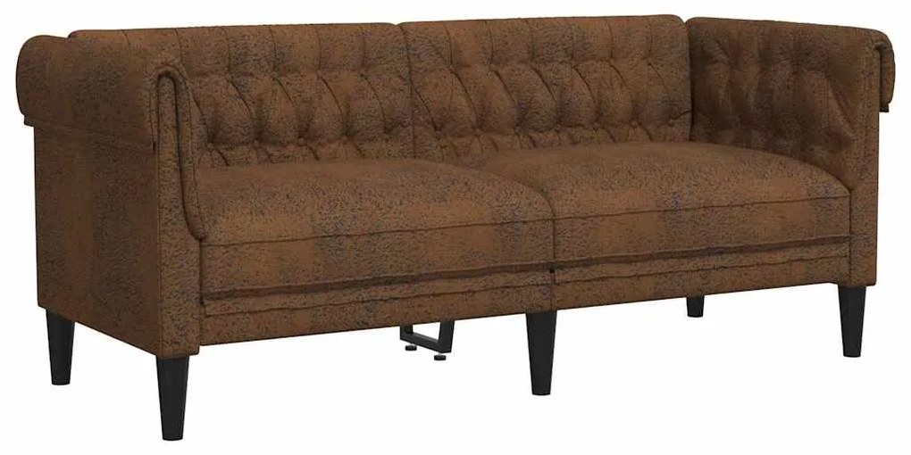 vidaXL Σετ Καναπέ 2 pcs Καφέ 201.5 x 74.5 x 74.5 εκατοστά ύφασμα