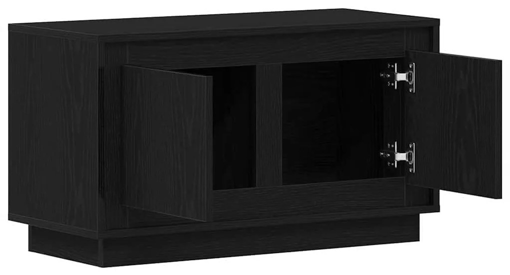 vidaXL Έπιπλο Τηλεόρασης Μαύρη δρυς 80 x 35 x 45 cm Επεξεργασμένο ξύλο