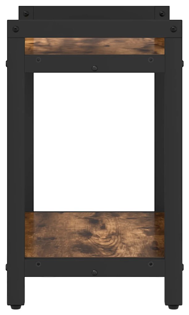 vidaXL Βιβλιοθήκη Καπνιστή δρυς 40 x 30 x 48.5 εκ Επεξεργασμένο ξύλο