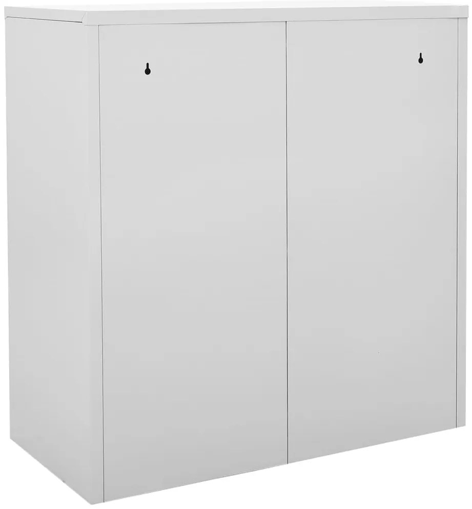 vidaXL Φοριαμοί 2 τεμ. Ανοιχτό Γκρι/Μπλε 90 x 45 x 92,5 εκ. Ατσάλινοι