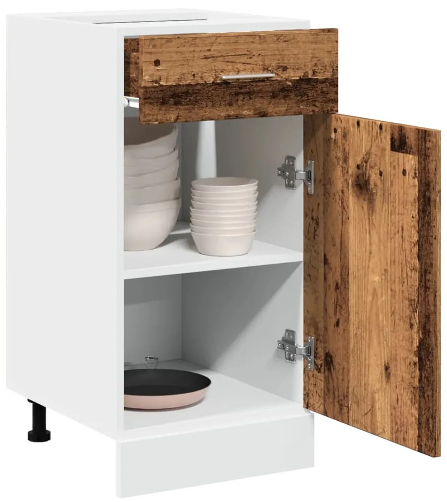 Ντουλάπι με Συρτάρια "Lyon" από Παλιό Ξύλο 40x46x81,5 εκ. από Τεχνητό Ξύλο