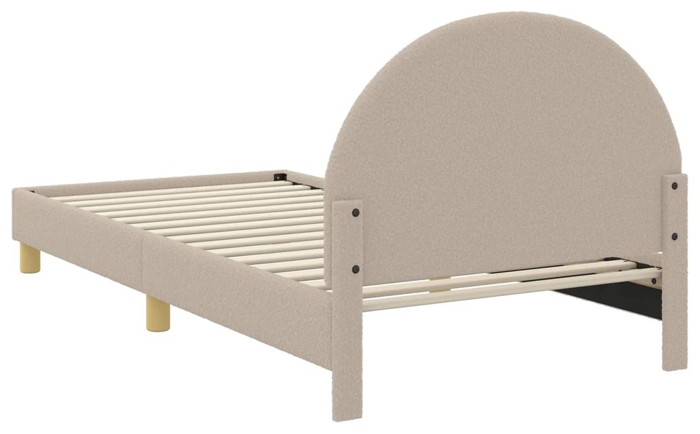 vidaXL Κρεβάτι Παιδικής Κρεβατοκάμαρας με Κεφαλάκι Ανοιχτό γκρι