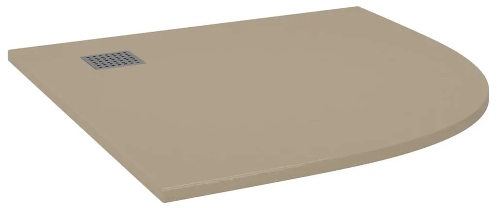 vidaXL Βάση Ντουζιέρας Καφέ 90 x 90 εκ. από SMC