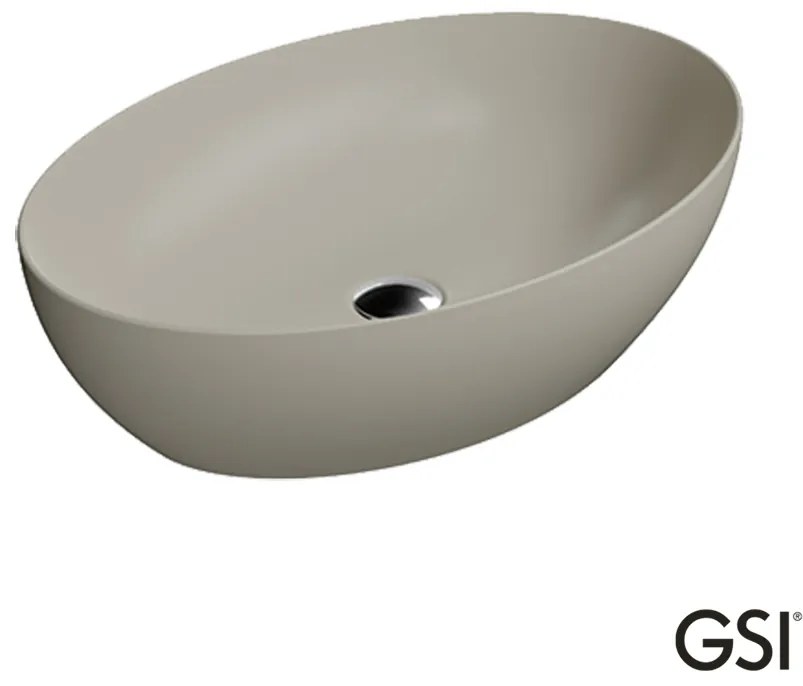 Νιπτήρας Πορσελάνης Pura 60x42 GSI Creta 8842-520