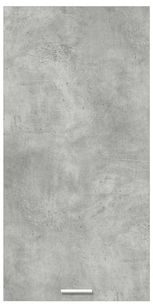 vidaXL Κρεμαστό ντουλάπι με αποθήκευση Riga Σκυρόδεμα Γκρι και Λευκό