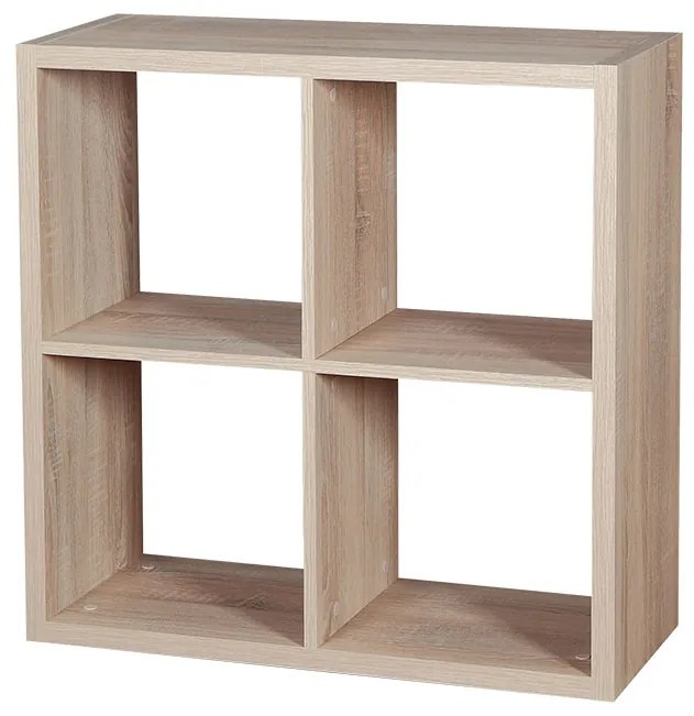 Βιβλιοθήκη Clever Cube-Φυσικό - 77.00Χ32.00Χ77.00cm