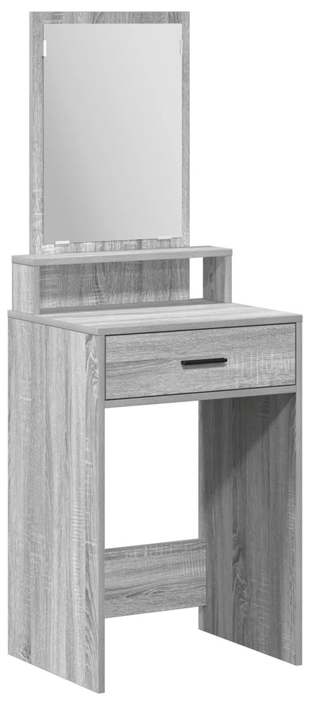 vidaXL Τουαλέτα με Συρτάρια Γκρι Σονομά 50x41x140 εκ.