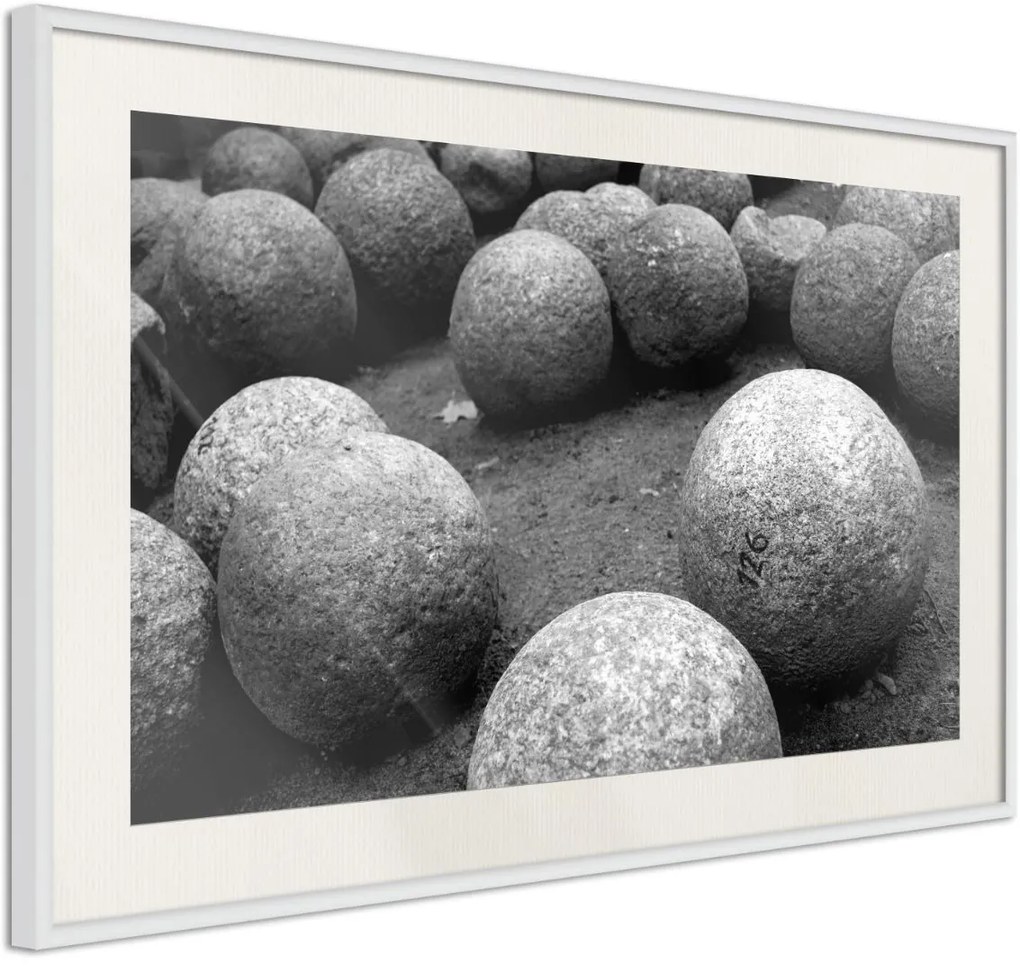 Αφίσα - Stone Spheres - 30x20 - Χρυσό - Χωρίς πασπαρτού