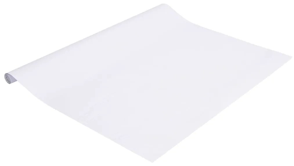 vidaXL Μεμβράνη Παραθύρου Ματ Λευκό 90x2000 εκ. PVC