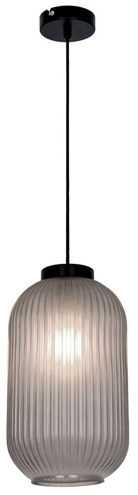 Φωτιστικό Οροφής Astor 4253101 E27 Fume Viokef Μέταλλο,Γυαλί