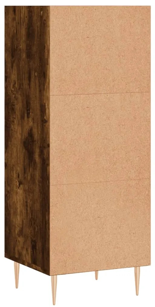 vidaXL Ντουλάπι Καπνιστή Δρυς 34,5 x 32,5 x 90 εκ. από Επεξεργ. Ξύλο