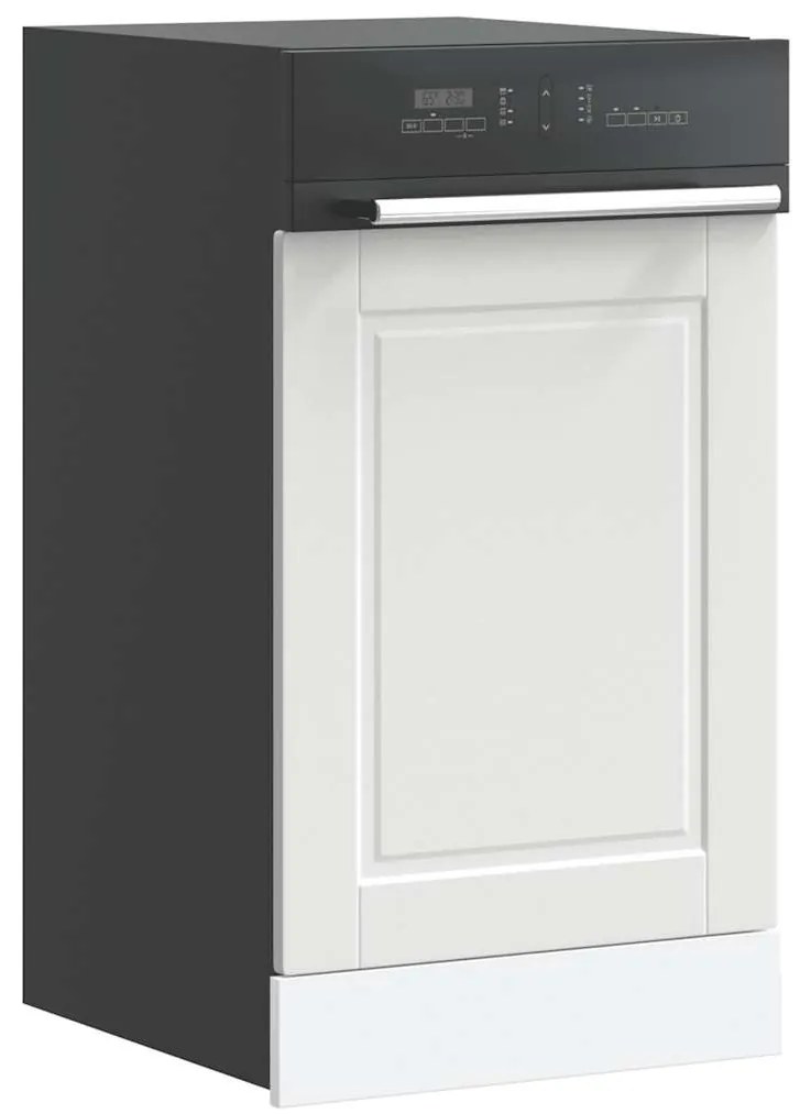 vidaXL Πίνακας πλυντηρίου πιάτων Porto Λευκό 45x1,5x67 cm