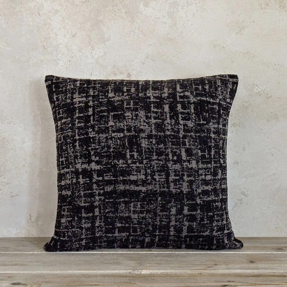 Μαξιλάρι Διακοσμητικό (Με Γέμιση) Cantata Black Nima 45X45 Acrylic,Cotton,Polyester