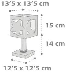 MoonLight Green κομοδίνου παιδικό φωτιστικό (63231[H]) - 63231H - 63231H