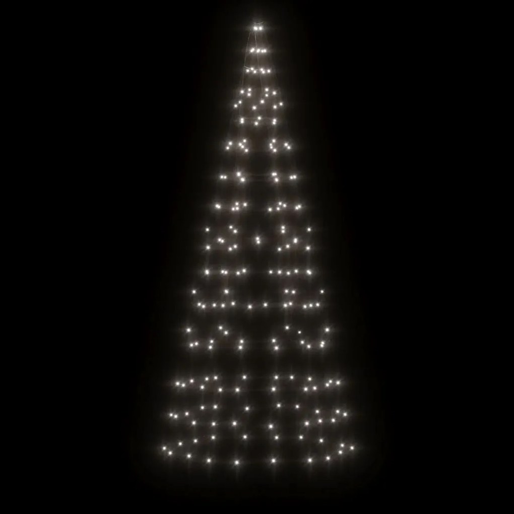 vidaXL Φωτιστικό Χριστουγεννιάτικο Δέντρο 200 LED Ψυχρό Λευκό 180 εκ.