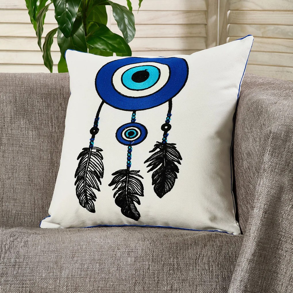 Διακοσμητική Μαξιλαροθήκη (45x45) Whitegg D0308