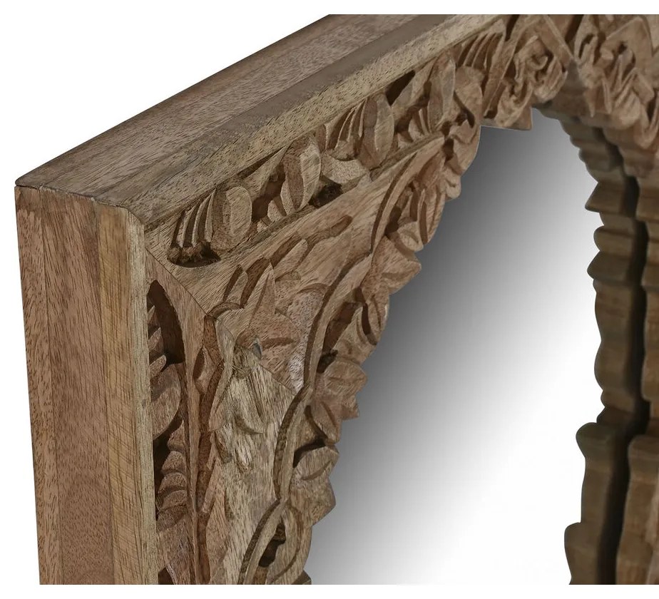 Τοίχο καθρέφτη Home ESPRIT Φυσικό Άραβας 70 x 4 x 120 cm