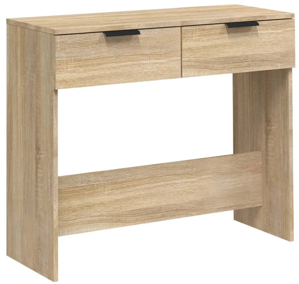 vidaXL Τραπέζι Κονσόλα Sonoma Δρυς 90x36x75 εκ. Επεξεργασμένο Ξύλο