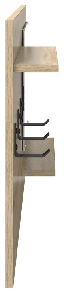 vidaXL Τοίχου Κρεμάστρα Sonoma Oak 90 x 10 x 50 εκ Επεξεργασμένο ξύλο