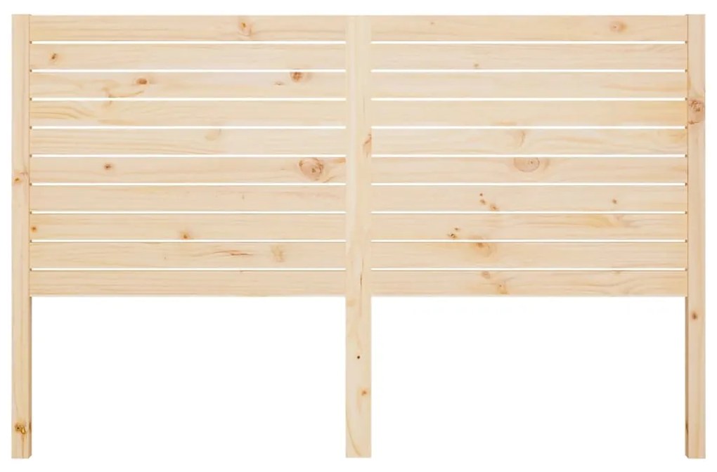 vidaXL Κεφαλάρι Κρεβατιού 141 x 4 x 100 εκ. από Μασίφ Ξύλο Πεύκου