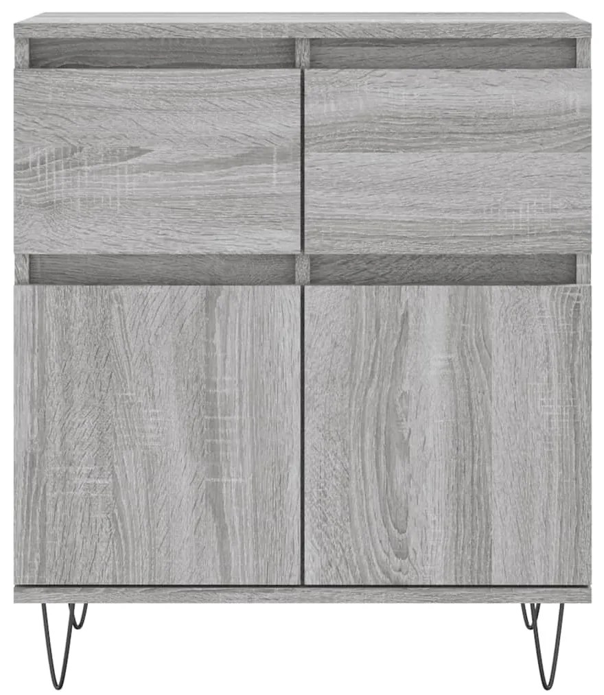 vidaXL Ντουλάπι Γκρι Sonoma 60x35x70 εκ. από Επεξεργασμένο Ξύλο