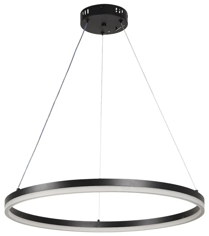 InLight Κρεμαστό φωτιστικό LED 45W 3CCT (by switch on base) 6095-C-Black