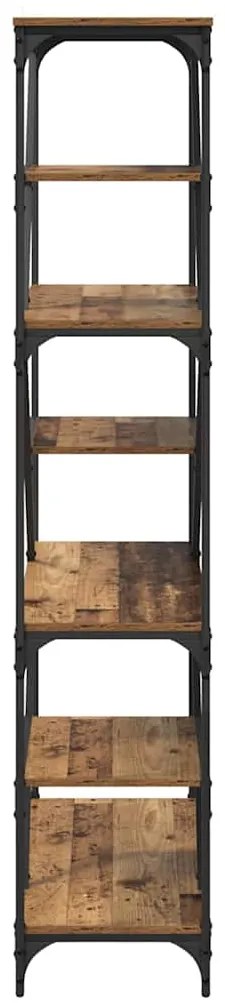 vidaXL Ράφι Βιβλίων Παλιό Ξύλο 91 x 36 x 176 εκ Επεξεργασμένο ξύλο