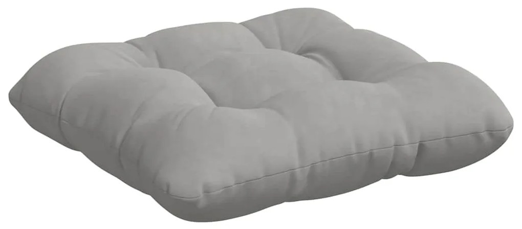 vidaXL Μαξιλάρια καθισμάτων 4 pcs Ανοιχτό γκρι 40 x 40 cm