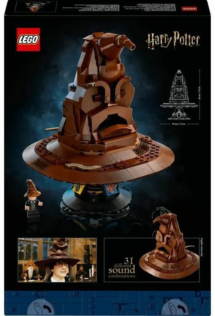 Παιχνίδι Kατασκευή Lego Harry Potter 76429 The Sorting Hat that Talks Πολύχρωμο