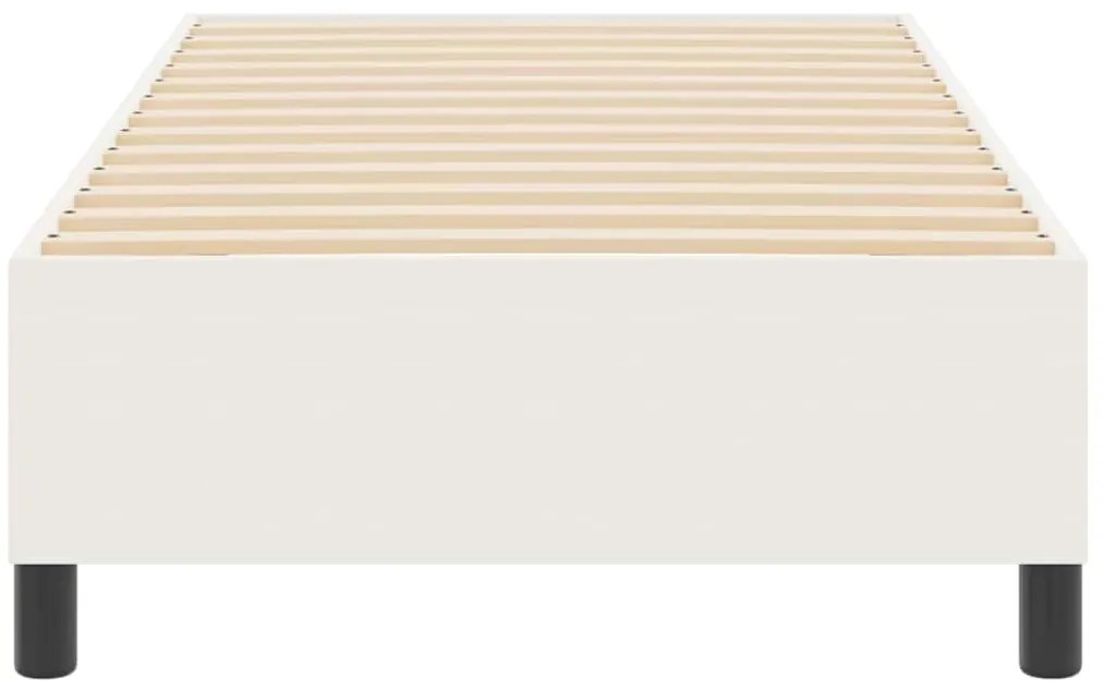 vidaXL Κρεβάτι πλατφόρμα Κρεμ 100 x 200 cm ύφασμα
