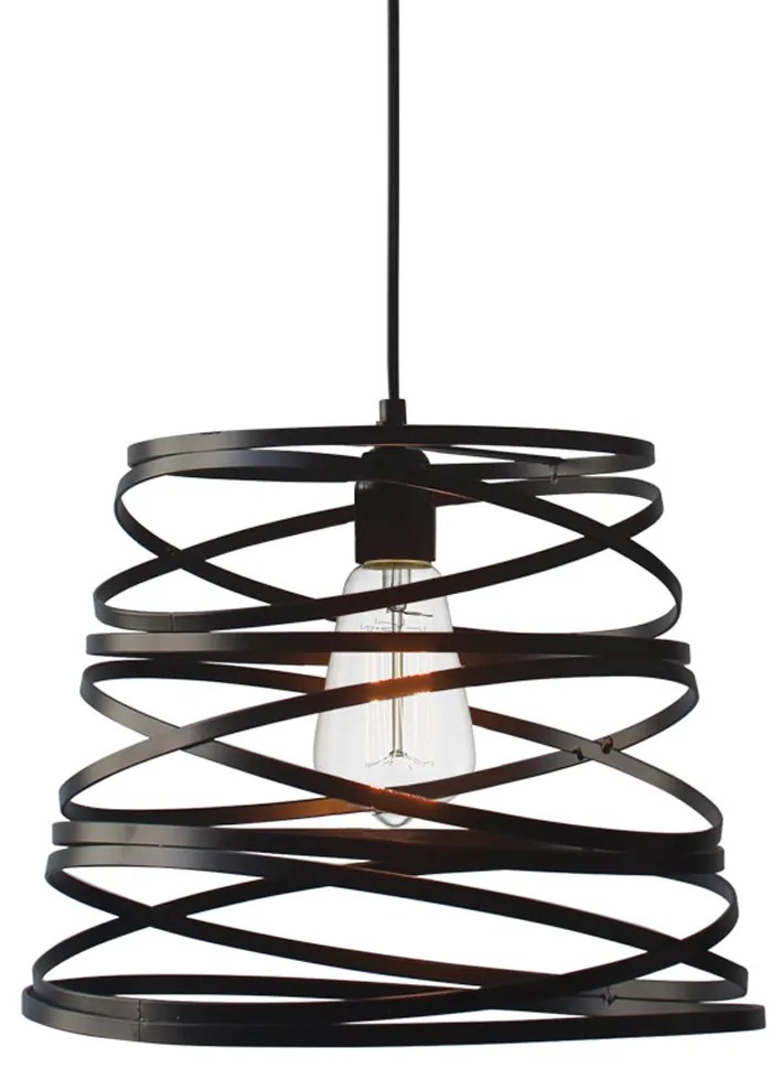 Φωτιστικό Οροφής Μονόφωτο Aca Jazz KS153840PB Black Matt