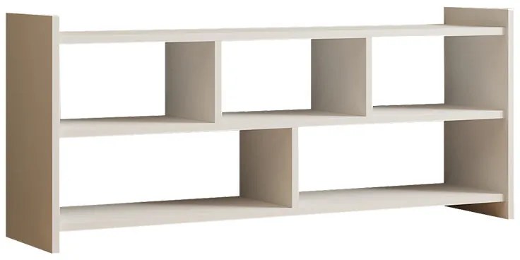 Έπιπλο τηλεόρασης Kapri pakoworld σε λευκή απόχρωση 120x28x55εκ