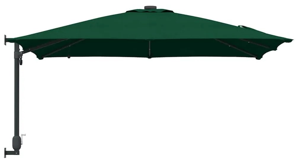 vidaXL Ομπρέλα Κήπου Πράσινο 248,5 x 247,5 x 160 εκ.