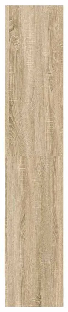 vidaXL Βιβλιοθήκη Χρώμα Sonoma Δρυς 60 x 35 x 180 εκ. από Επεξ. Ξύλο