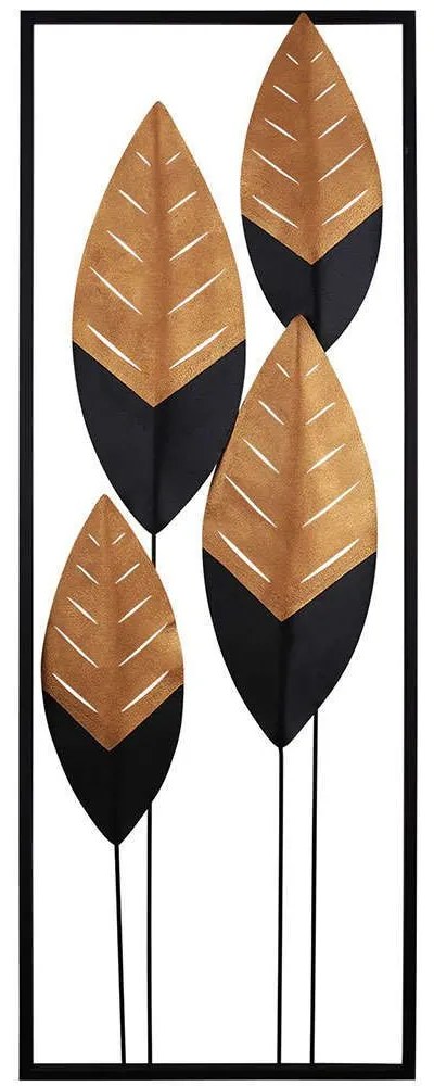 Διακοσμητικό Τοίχου Asil 279ENZ2524 32x5x90cm Copper-Black Wallity Μέταλλο