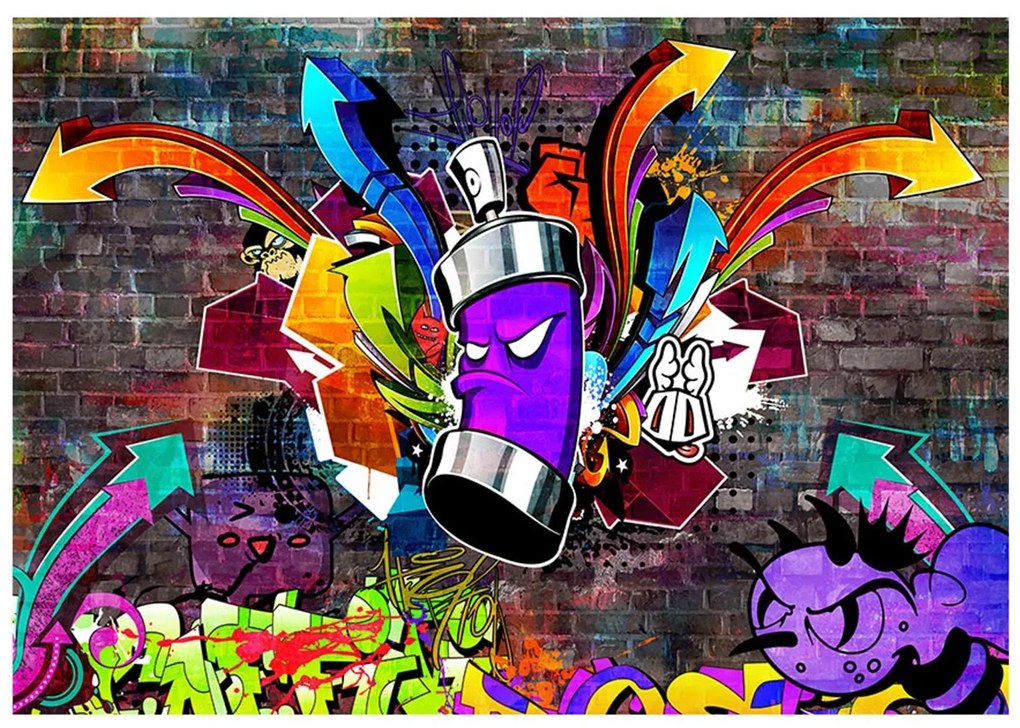 Φωτοταπετσαρία - Graffiti: Colourful attack 100x70