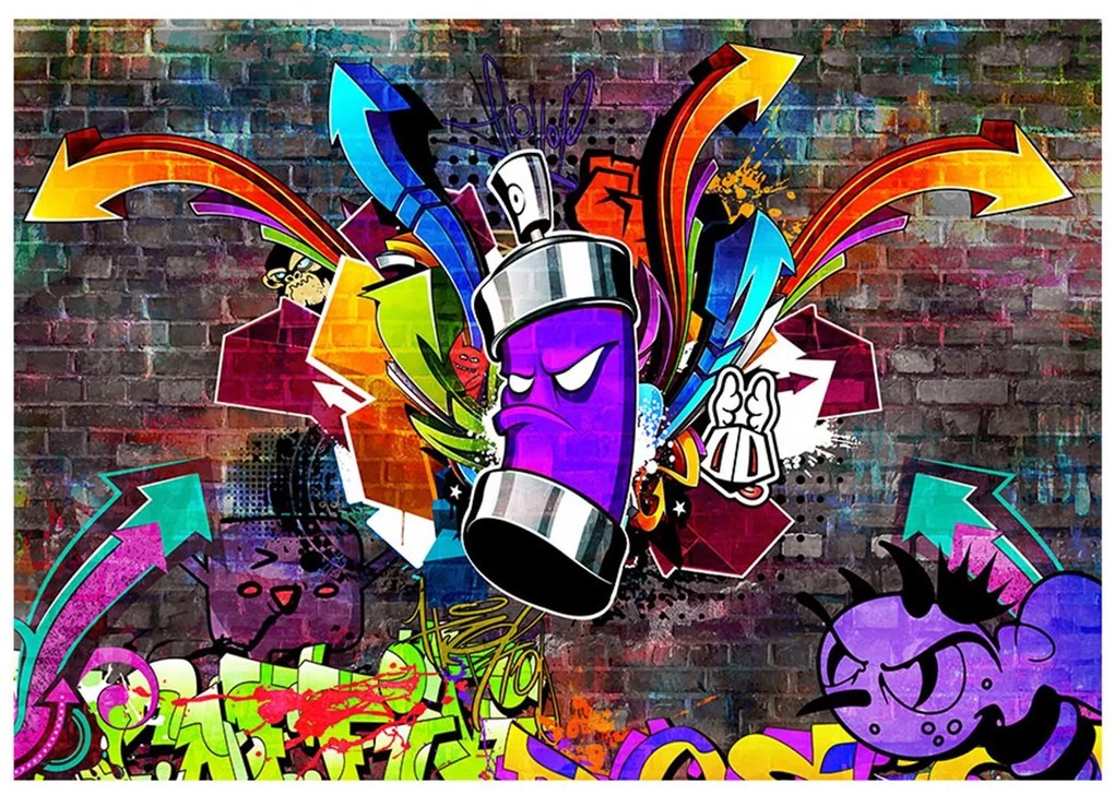 Φωτοταπετσαρία - Graffiti: Colourful attack 300x210