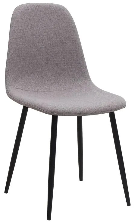 Σετ τραπεζαρία 5τμχ Roger - Iris Megapap Mdf - ύφασμα χρώμα μαύρο εφέ μαρμάρου - ανοιχτό μπεζ 120x70x75εκ.