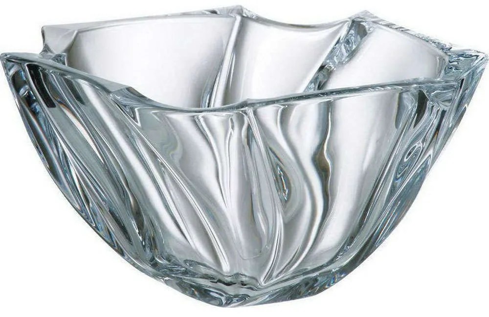 Διακοσμητικό Μπωλ Neptune CTB02200402 22,8x22,8x12,2cm Κρυστάλλινο Clear Βοημίας Crystal