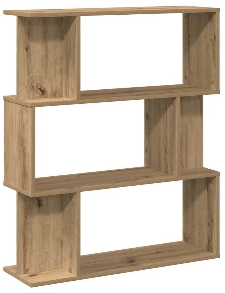 vidaXL Ντουλάπι βιβλίων Artisan Oak 80x24x96 cm Κατασκευασμένο ξύλο