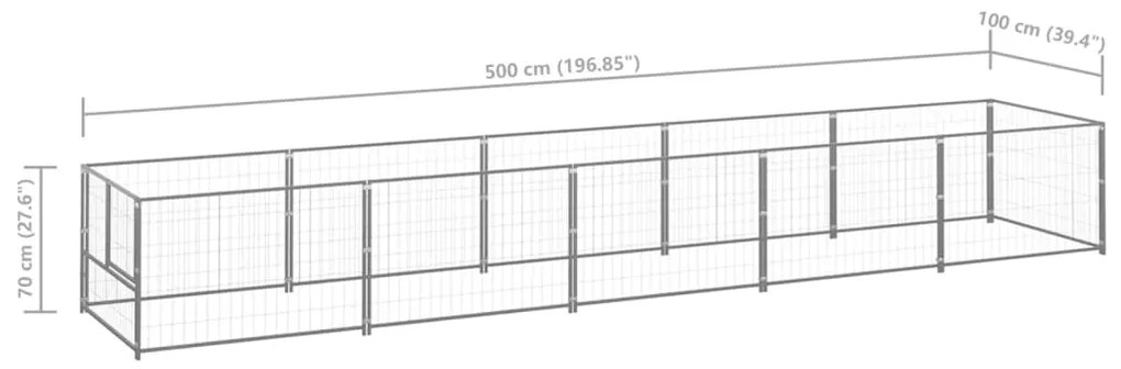 ΣΠΙΤΑΚΙ ΣΚΥΛΟΥ ΑΣΗΜΙ 5 Μ² ΑΤΣΑΛΙΝΟ 3082103