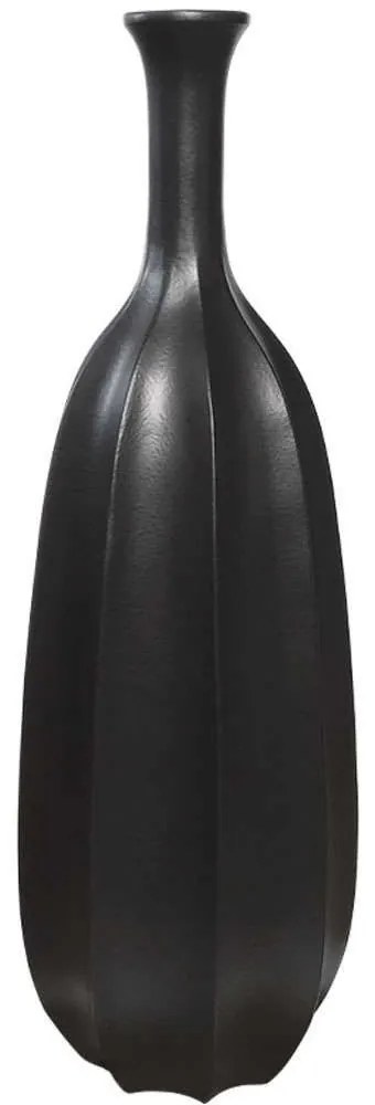 Βάζο 06-00-94721 Φ42x120cm Black Marhome Fiberglass