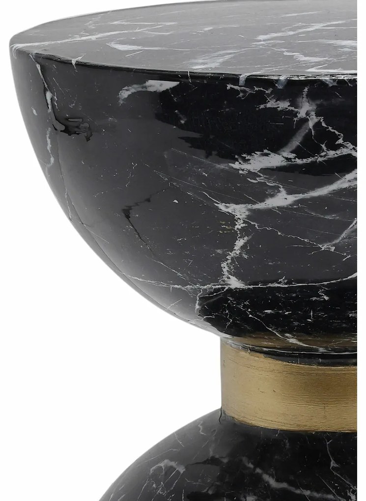 Βοηθητικό Τραπέζι DKD Home Decor 33 x 33 x 35 cm Μαύρο Σίδερο