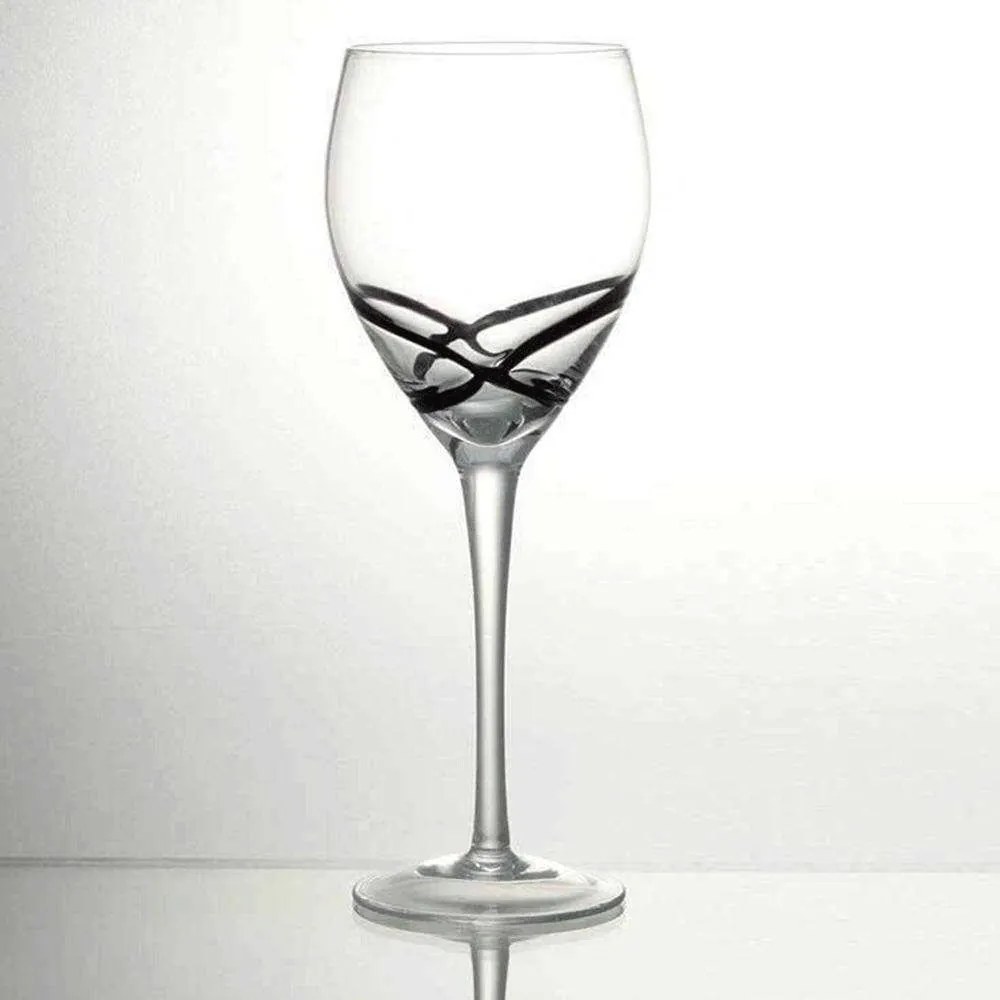 Ποτήρι Νερού Κολωνάτο X-treme 52.989.53 365ml Black Cryspo Trio Glass